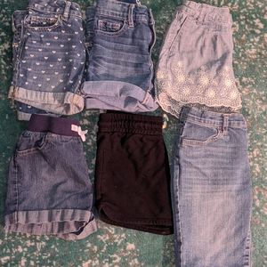 Six girl's shorts lot🥰🥰🥰